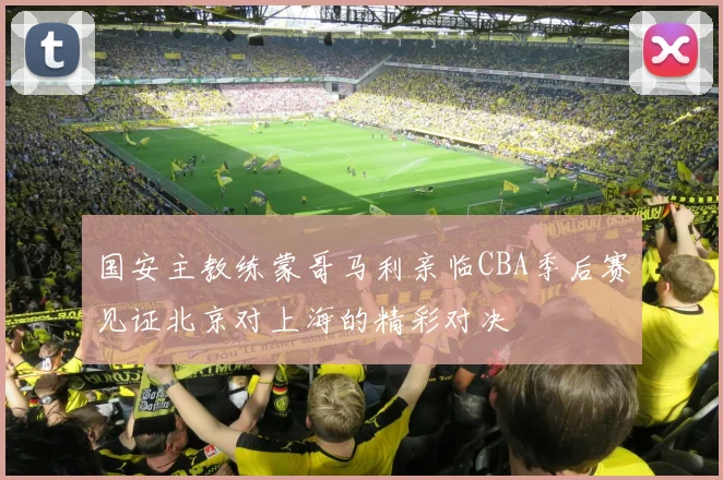 国安主教练蒙哥马利亲临CBA季后赛见证北京对上海的精彩对决