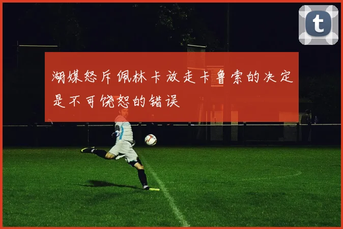 湖媒怒斥佩林卡放走卡鲁索的决定是不可饶恕的错误